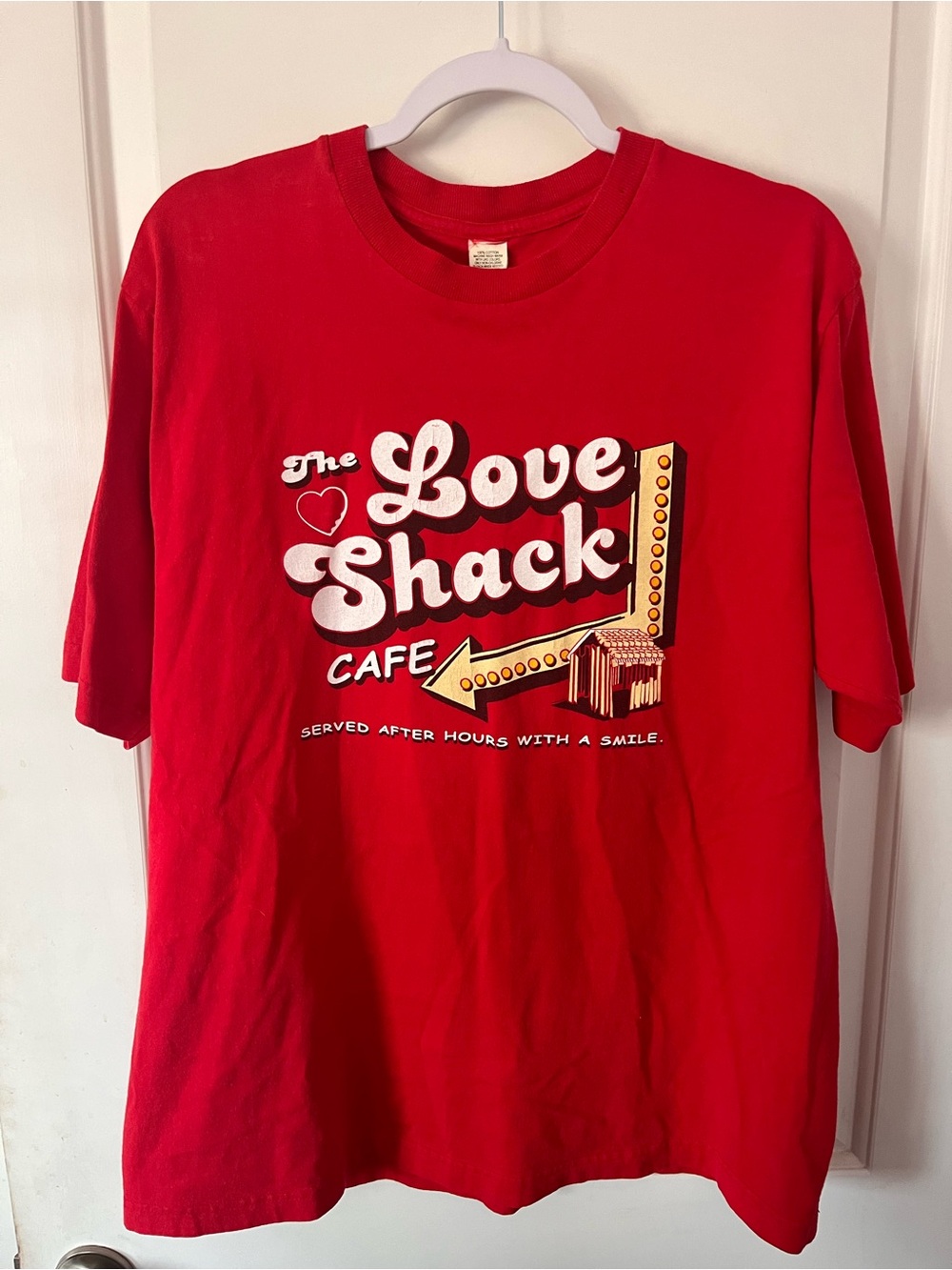 The Love Shack Cafe Short Sleeve Tee - Red